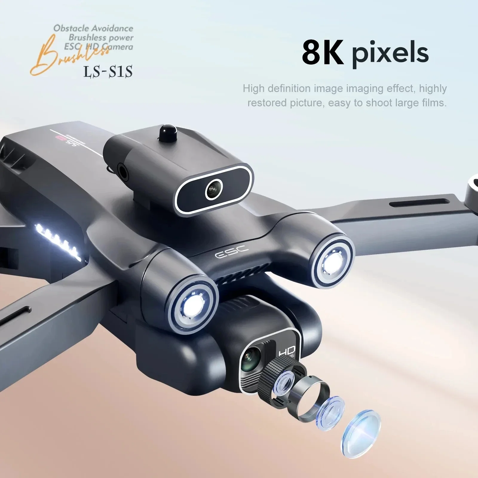 New S1S 5G GPS Drone Camera 8K - Drone Kit Professional review and price