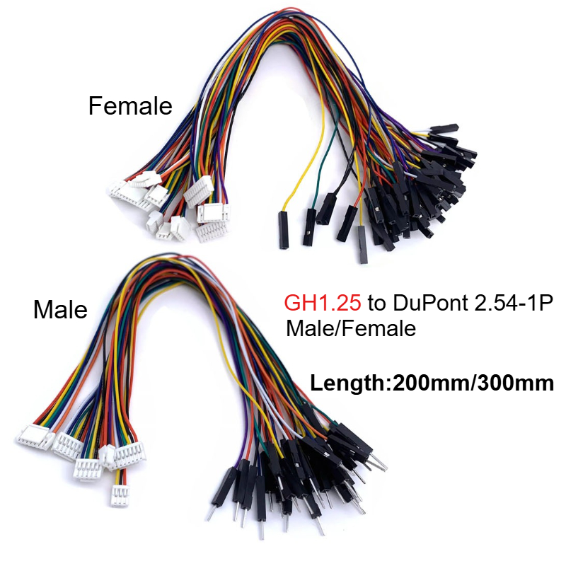 5PCS GH1.25 2P-6Pin to Dupont  - Drone Kit Hexacopter review and price