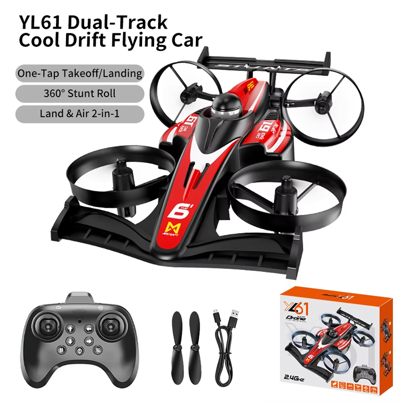 2026 Upgrade YL61 Dual-Use RC  - Drone Kit Tricopter review and price